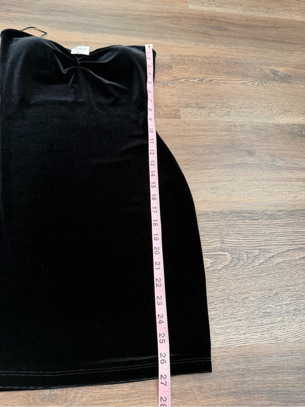 Windsor Black Velvet Strapless Sweetheart Bodycon Mini Dress Size Medium NWT - Picture 10 of 10